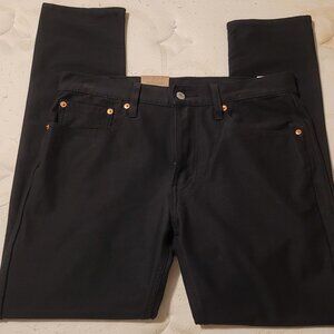 NWT Levi's 512 Slim Taper Black Jeans Mens 32x30